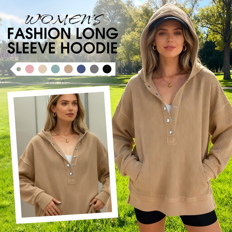 🔥Limited-time offer-Women’s Fashion Long Sleeve Hoodie