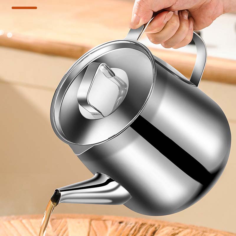 📢📢50% OFF🔥Durable Stainless Steel Oil Filter Pot