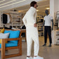 🔥New arrivals offer-Men's Zip-Up Jacket and Solid Color Pants Set