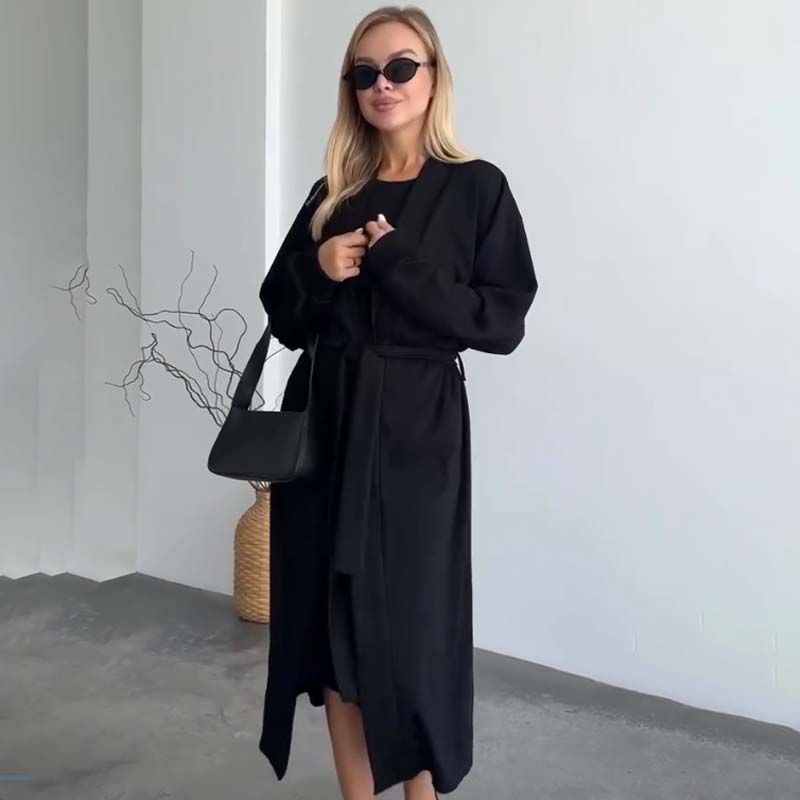 Women’s Sleeveless Midi Dress & Matching Longline Set