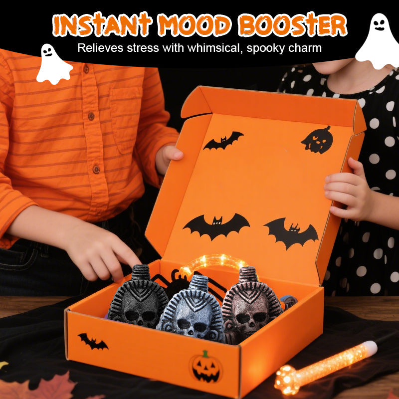 Halloween Prank Skull Shaped Funny Whistle