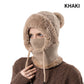 🔥New arrivals offer-Stylish Chunky Winter Knit Hat - With Warm Face Cover and Scarf