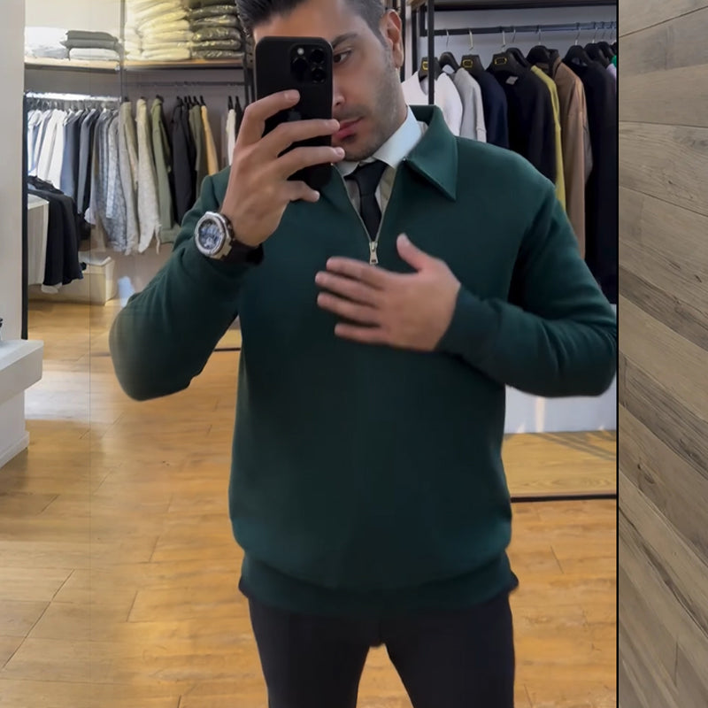 Men's Slim-Fit Half-Zip Top