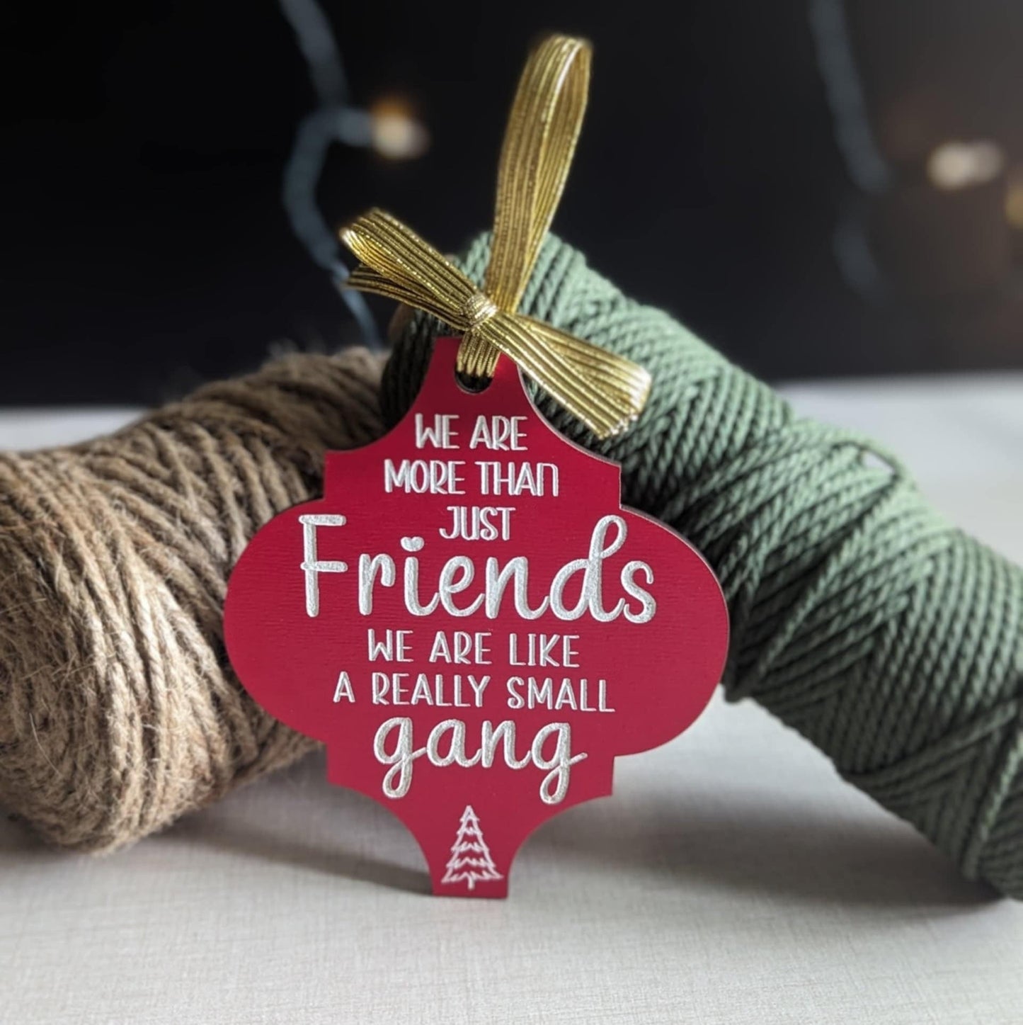 Handcrafted wooden ornament🎄Funny Christmas Ornament Gift🎁