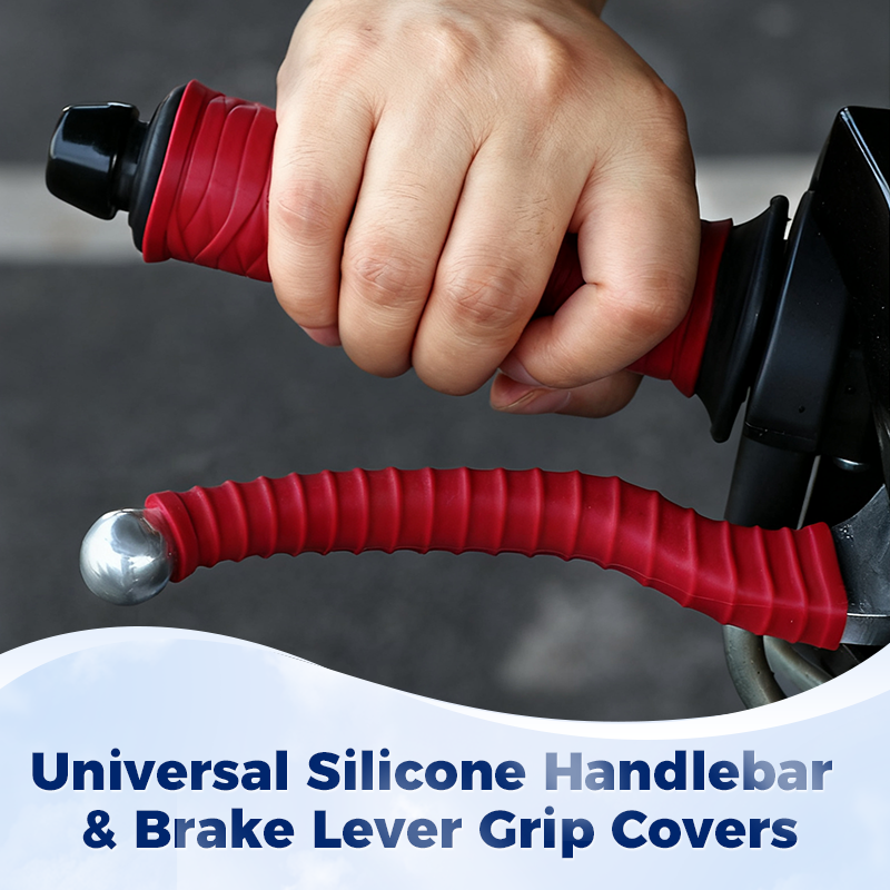 🔥Hot Sale Deals-Universal Silicone Handlebar & Brake Lever Grip Covers
