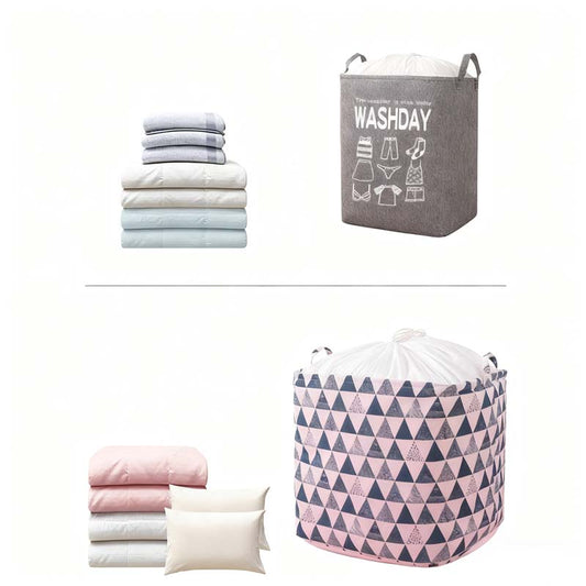 Large Capacity Foldable Storage Basket