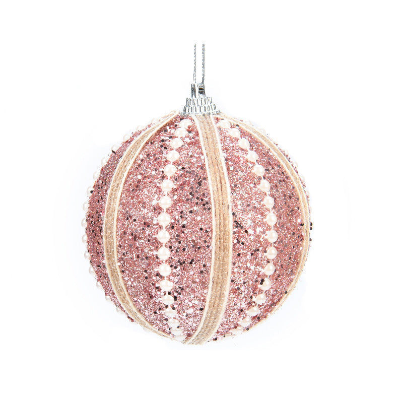 Sequin Shatterproof Christmas Ball Ornaments