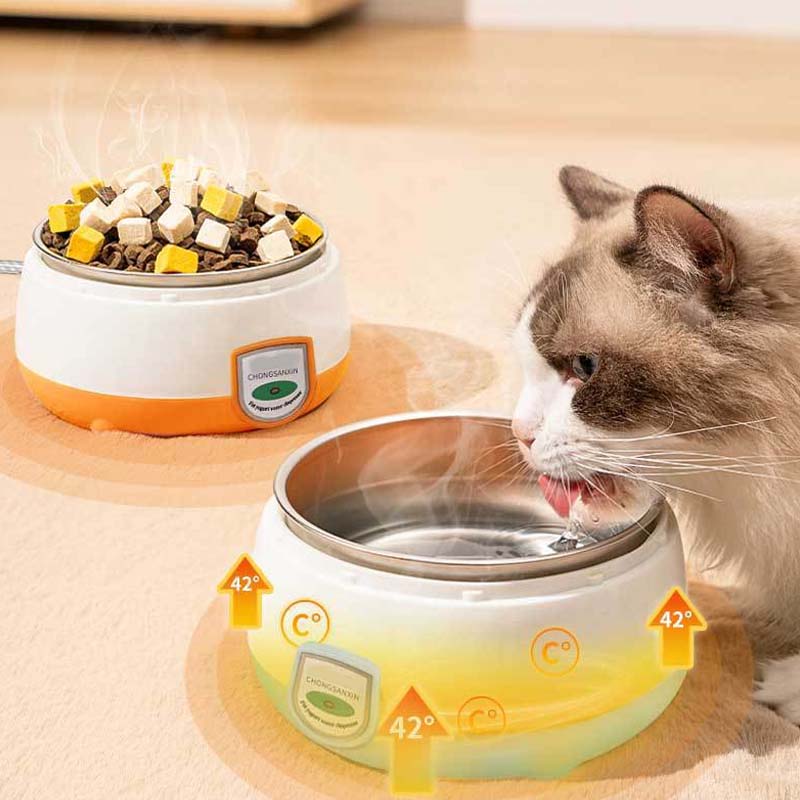 🔥Hot Sale Offers-Safe Electric Heated Pet Food & Water Bowl