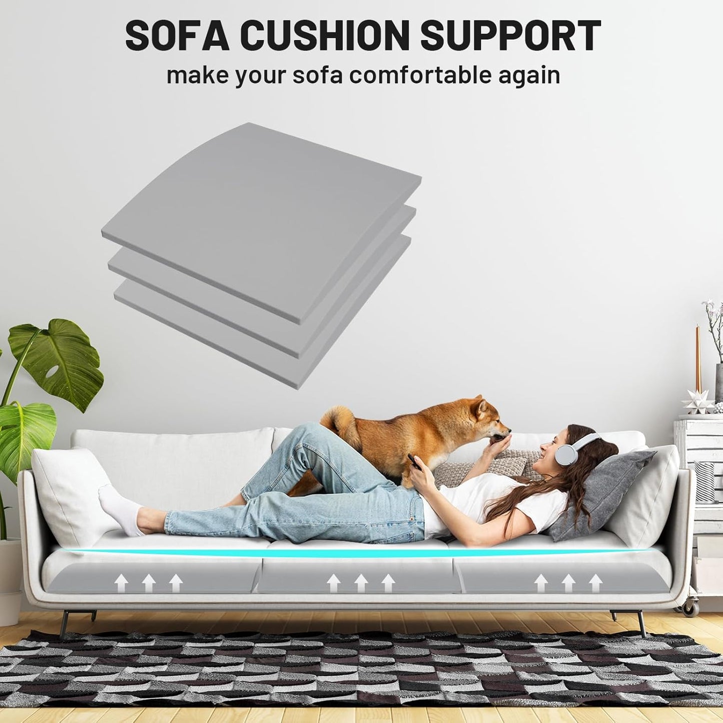 ⏳Time-Limited Special⏰Sofa cushion support for sagging seats