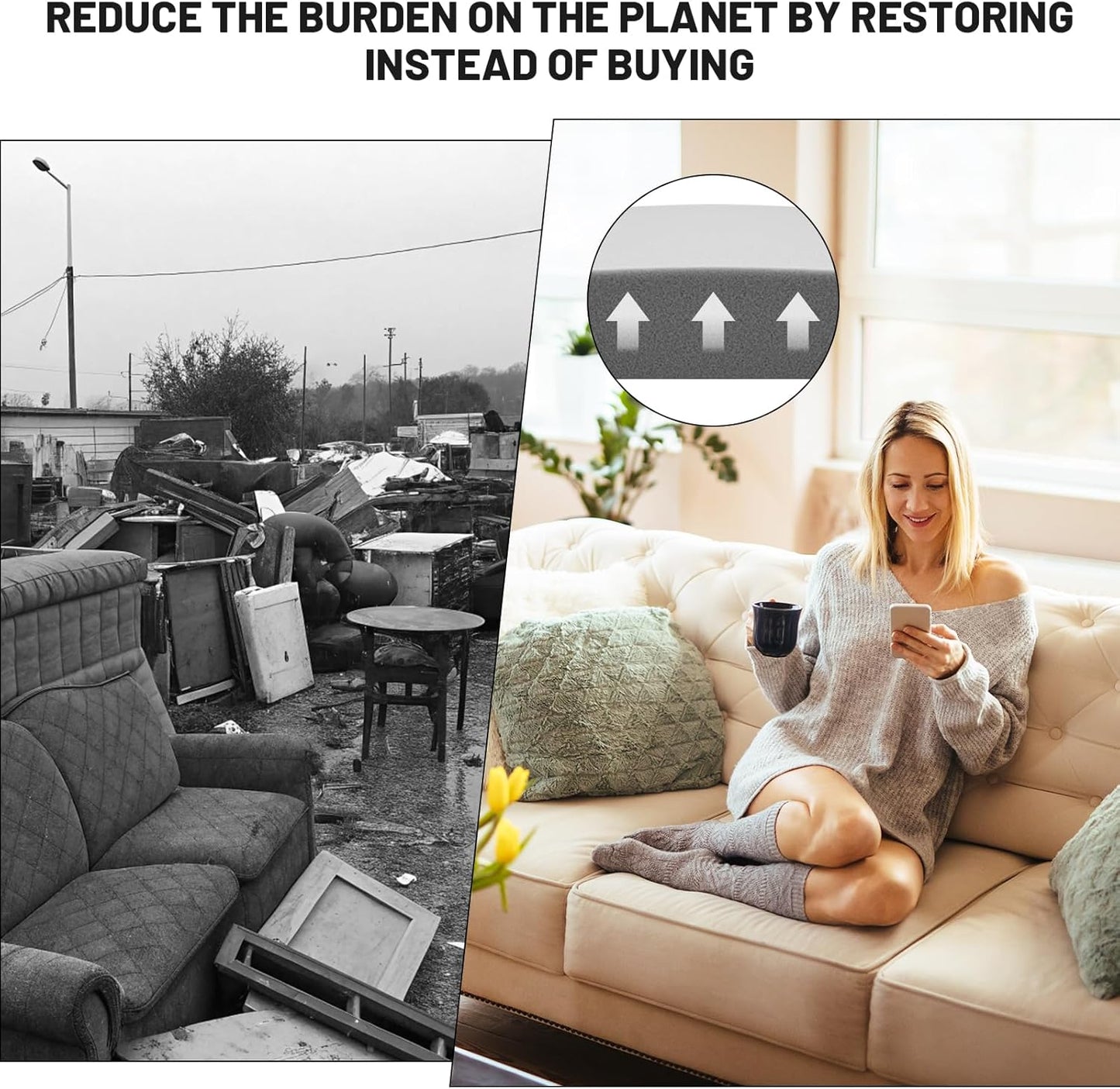 ⏳Time-Limited Special⏰Sofa cushion support for sagging seats