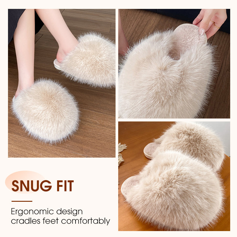 💜Limited time promotion 50%OFF💜Stylish Plush Fluffy Winter Slippers