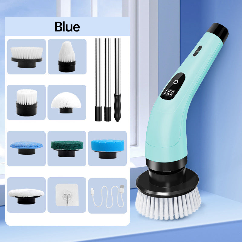 🔥LAST DAY SALE ⚡50K+ SOLD!🧽💦9-in-1 Electric Cleaning Brush🏠Multi-Purpose for Home