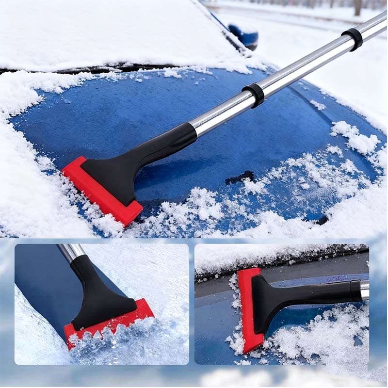 🔥Hot Sale Offers-Multifunctional Car Snow Brush with Ice Scraper
