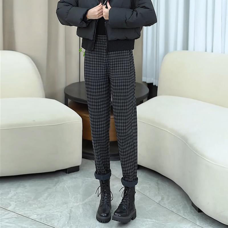 ⏳Limited-time 50% off⏰Women's Plaid Straight Leg Pants👖