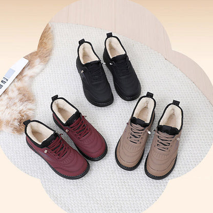 Women's Soft Sole Plush-Lined Winter Shoes
