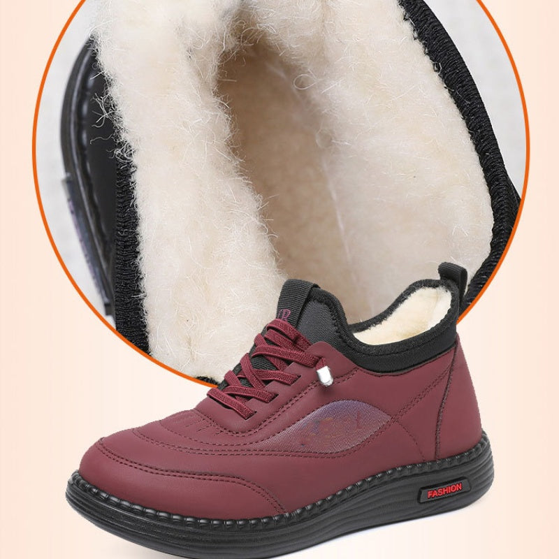Women's Soft Sole Plush-Lined Winter Shoes
