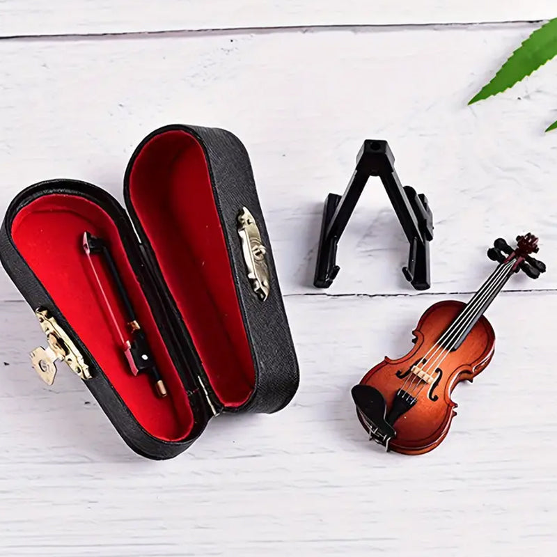 🎻 LAST-MINUTE CHRISTMAS: 50% OFF 🎄 Mini Violin Model Ornament – Exquisite Detail, Perfect for Graduation Gift & Holiday Decor ✨📦
