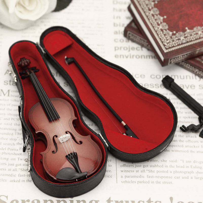 🎻 LAST-MINUTE CHRISTMAS: 50% OFF 🎄 Mini Violin Model Ornament – Exquisite Detail, Perfect for Graduation Gift & Holiday Decor ✨📦