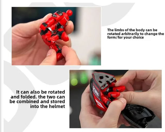 🤖💨 From Rider to Helmet — The Coolest Transforming Motorcycle Model Ever!