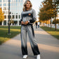 🔥Hot Sale Offers-Women's Casual Gradient Top and Pants Set