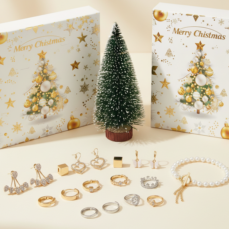 🔥Hot Sale Offers-24-Grid Christmas Jewelry Set