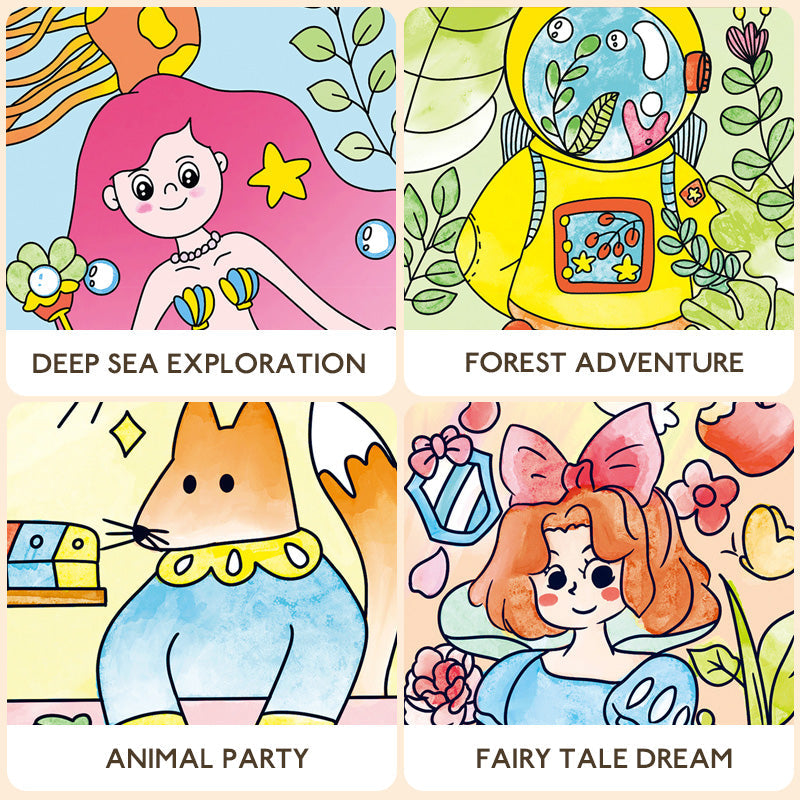 [Interesting Gift] Watercolor Painting Book