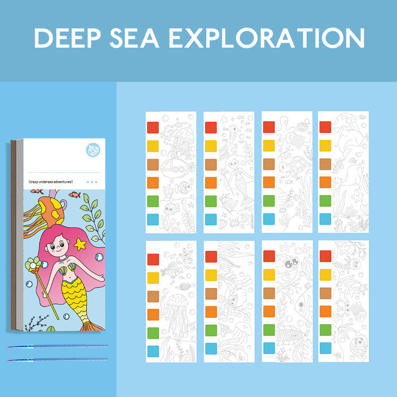 [Interesting Gift] Watercolor Painting Book