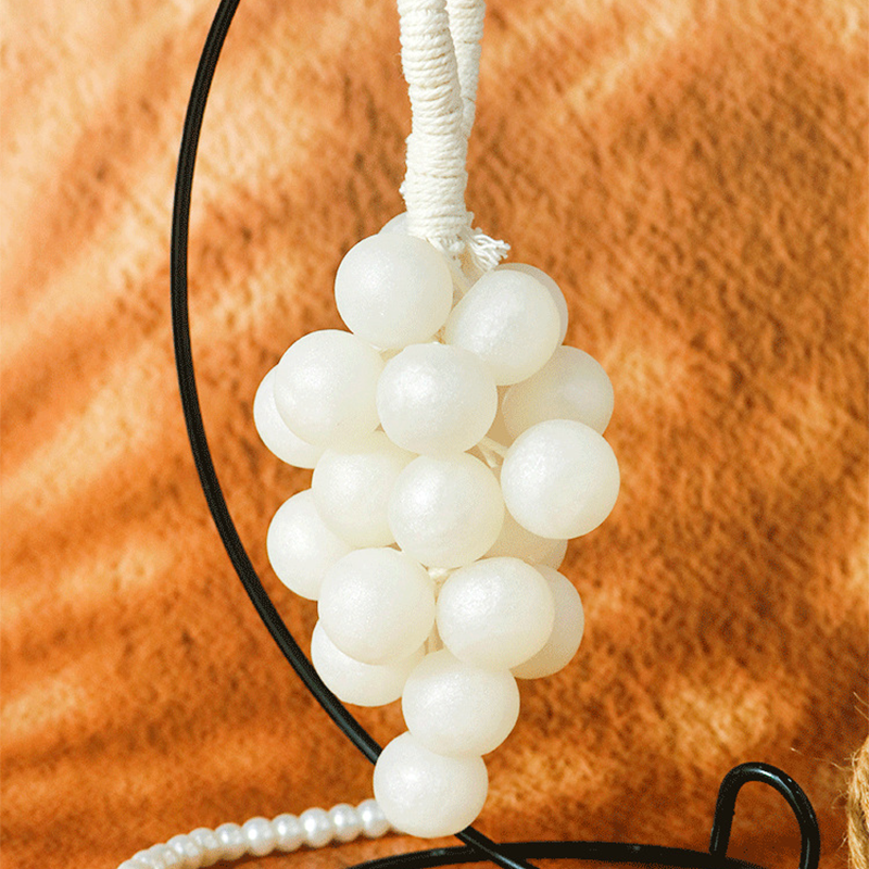 🍇🍑Artisan Pearl Grape Cluster Soap Gentle Cleansing Soap