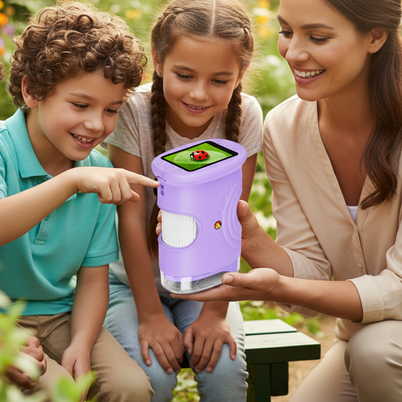 🔥Hot Sale Offers-Handheld Pocket Microscope for Kids-A child's best teacher
