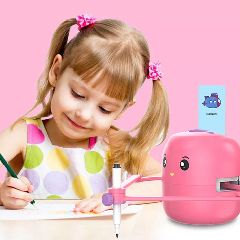 🔥Hot Sale Offers-Interactive Drawing Robot for Kids with 100 Cards
