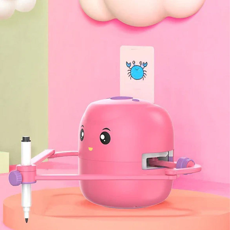 🔥Hot Sale Offers-Interactive Drawing Robot for Kids with 100 Cards