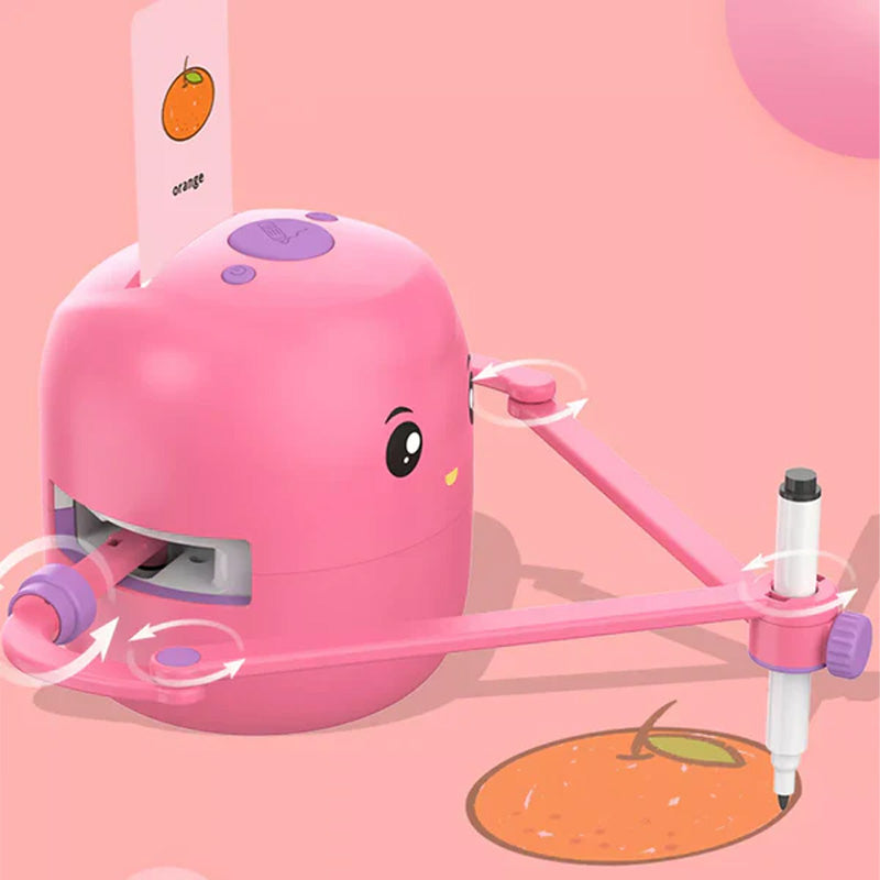 🔥Hot Sale Offers-Interactive Drawing Robot for Kids with 100 Cards