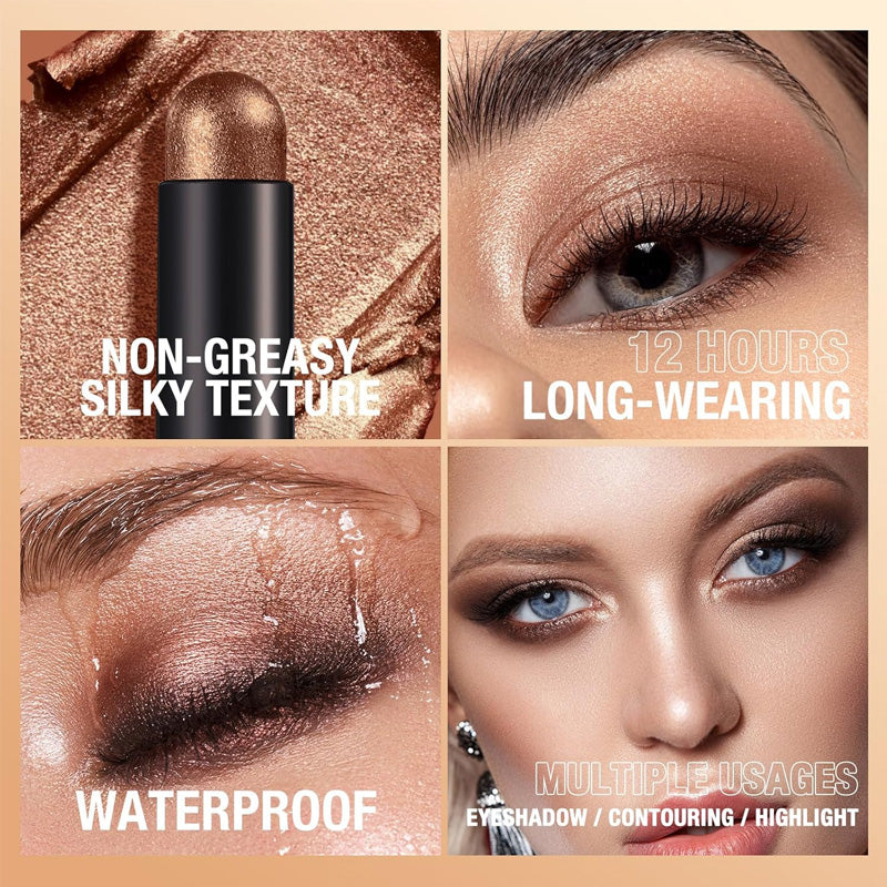 🎅ONLY TODAY -￡12.99 FOR 8 PCS!!🎄50K+ SOLD! 🎁✨8 Colors Glitter Eyeshadow Stick
