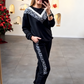 🔥Limited-time offer-Women's Casual Leopard Print Tracksuit Set