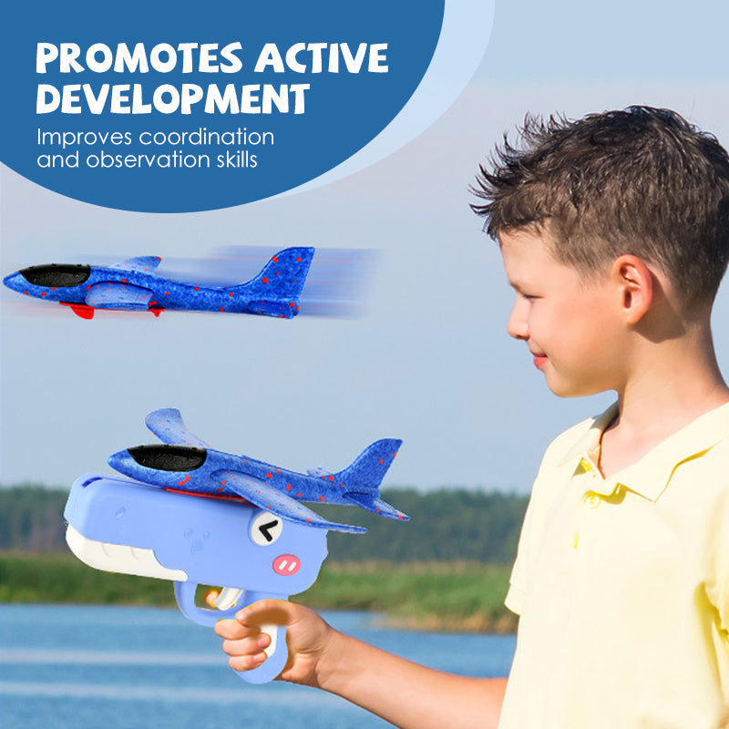 🔥Limited Time Promotion 49% OFF🎁🛩️Dinosaur Airplane Launcher Toy for Kids