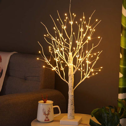 🔥 50% OFF! ✨ Decorative LED lamp “Birch” – warm, inviting light, energy-saving, natural design 🌳💡