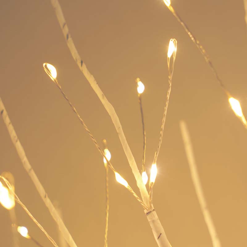 🔥 50% OFF! ✨ Decorative LED lamp “Birch” – warm, inviting light, energy-saving, natural design 🌳💡