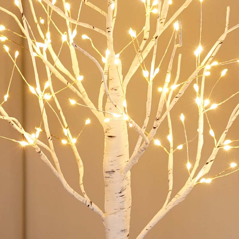🔥 50% OFF! ✨ Decorative LED lamp “Birch” – warm, inviting light, energy-saving, natural design 🌳💡