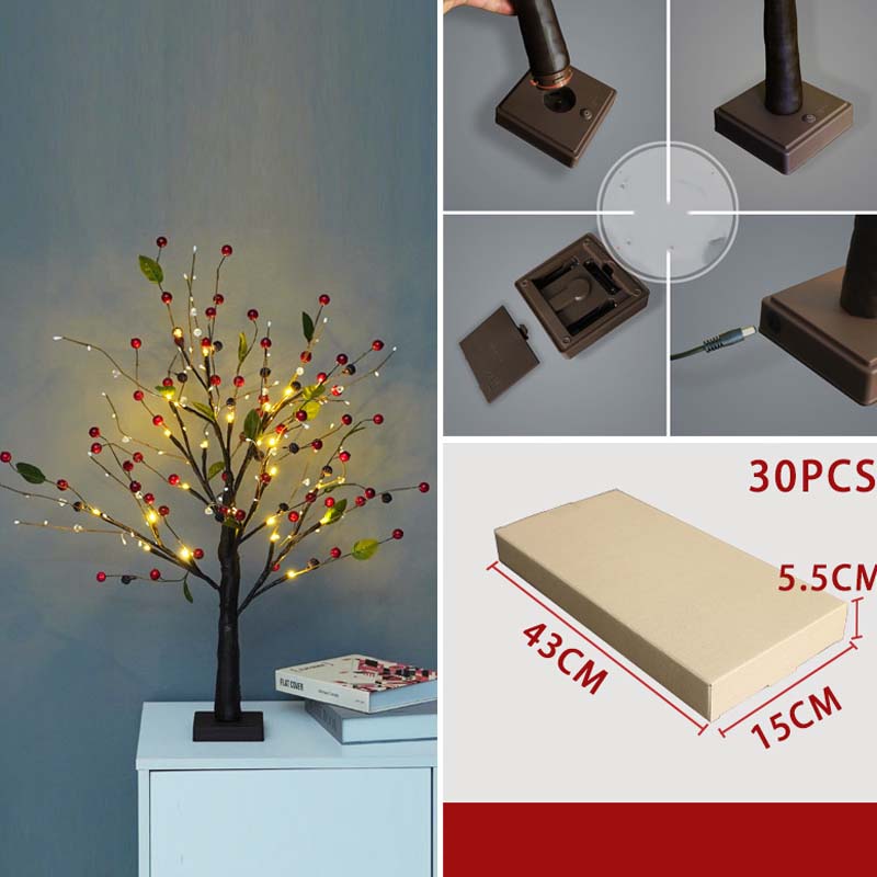 🔥 50% OFF! ✨ Decorative LED lamp “Birch” – warm, inviting light, energy-saving, natural design 🌳💡