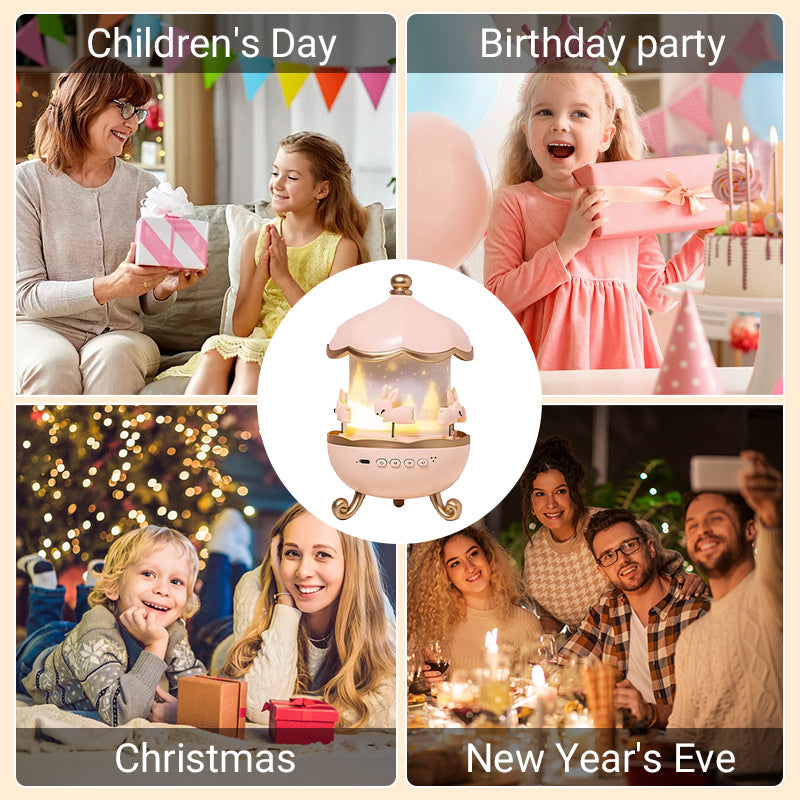 Bluetooth Night Light Projector for Girls