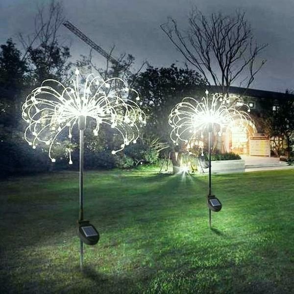 🔥Christmas Special Offer-Waterproof Solar Garden Fireworks Lamp