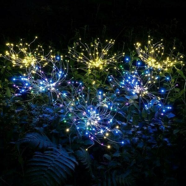 🔥Christmas Special Offer-Waterproof Solar Garden Fireworks Lamp