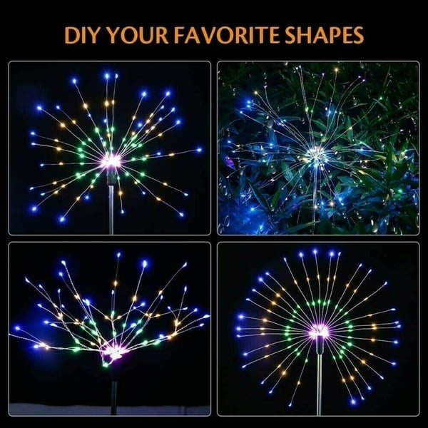 🔥Christmas Special Offer-Waterproof Solar Garden Fireworks Lamp