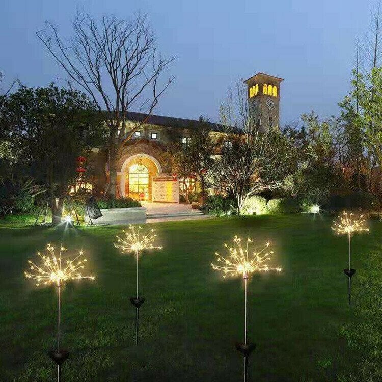 🔥Christmas Special Offer-Waterproof Solar Garden Fireworks Lamp