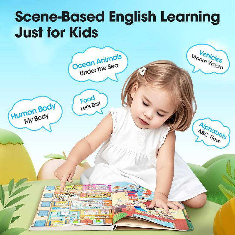 🔥Hot Sale Offers-Interactive English Learning Sound Book for Children