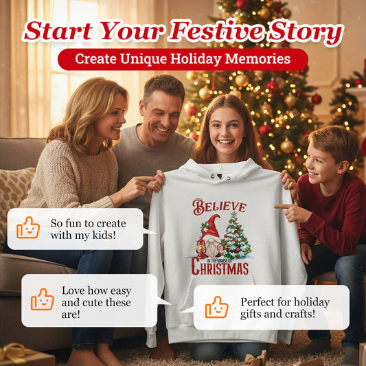 🎅Christmas Special Offer-Christmas Themed Heat Transfer Sticker