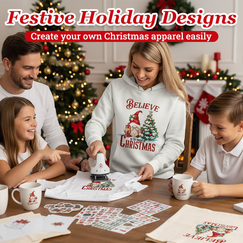 🎅Christmas Special Offer-Christmas Themed Heat Transfer Sticker