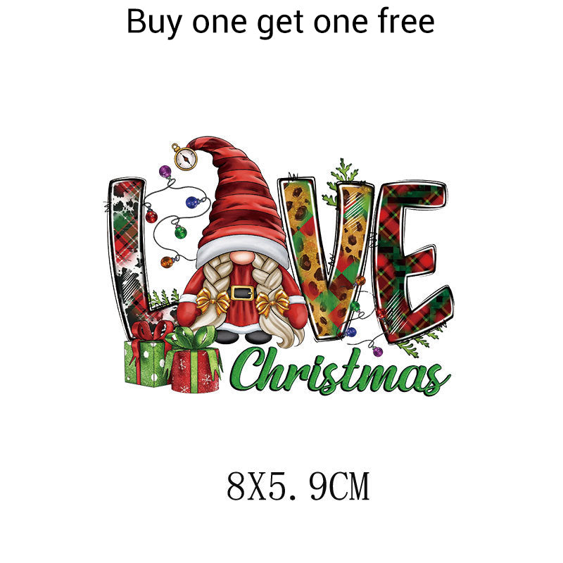 🎅Christmas Special Offer-Christmas Themed Heat Transfer Sticker