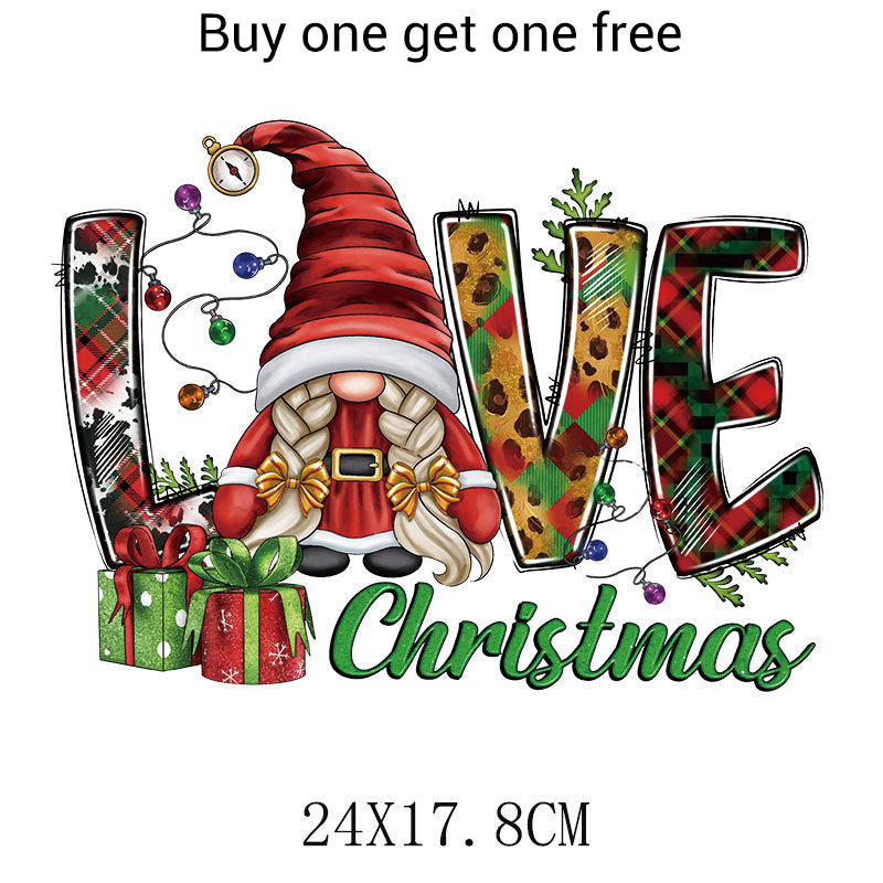 🎅Christmas Special Offer-Christmas Themed Heat Transfer Sticker