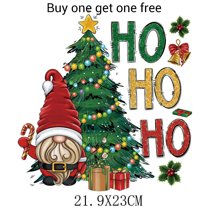 🎅Christmas Special Offer-Christmas Themed Heat Transfer Sticker